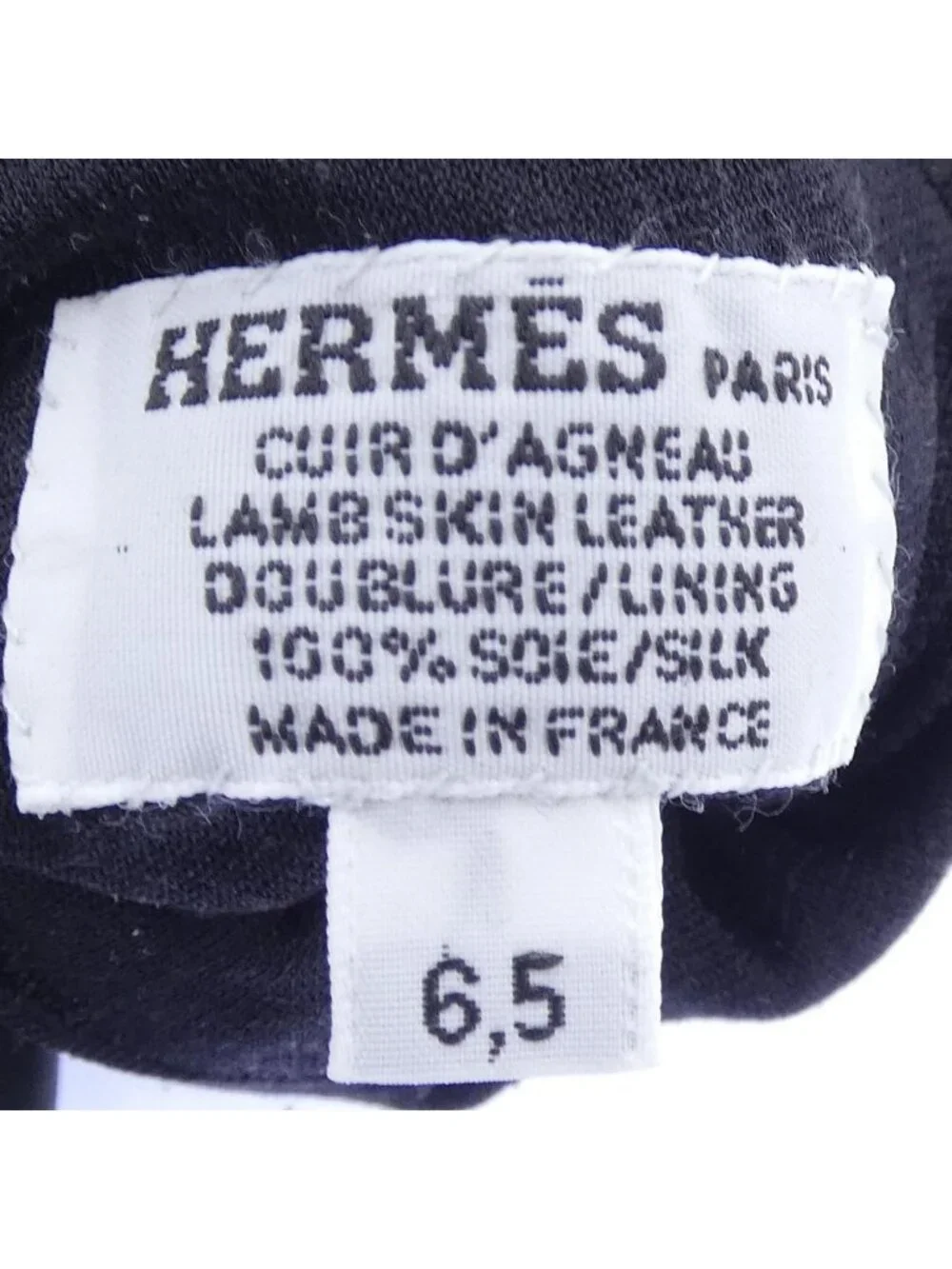 Hermes Glove Black